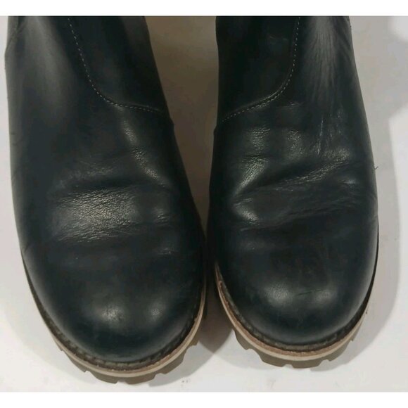 Chaco Fields Chelsea Waterproof Boots Size 10 Black Pull On Ankle - Picture 9 of 13